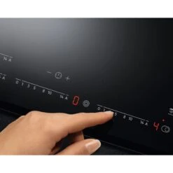AEG IKK93431FB 91cm Induction Hob - Black 7 AEG IKK93431FB 91cm Induction Hob - Black -Kitchen Series Shop aeg ikk93431fb touch digital close up view