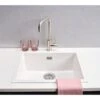 Reginox Amsterdam 50 1 Bowl Kitchen Sink - Pure White - AMSTERDAM 50 PW -Kitchen Series Shop amsterdam 50 white