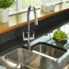 Abode Pico Monobloc Kitchen Tap Brushed Nickel - AT1227 -Kitchen Series Shop at1227 lifestyle min