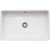 Abode Provincial Single Bowl Ceramic Kitchen Sink - White - AW1020 -Kitchen Series Shop aw1020
