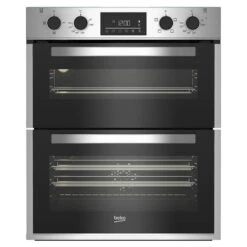 Beko BBTF26300X 72cm Electric 75 Litre Double Fan Oven - Stainless Steel