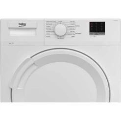 Beko DTLCE80051W Freestanding 8kg Condenser Tumble Dryer - White -Kitchen Series Shop b e beko dtlce80051w 2