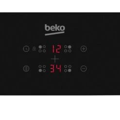 Beko HII64400MT 60cm Integrated Ceramic Induction Hob - Black -Kitchen Series Shop b e beko hii64400mt 2