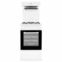 Beko KA52NEW Freestanding 50cm Single Oven Gas Cooker - White