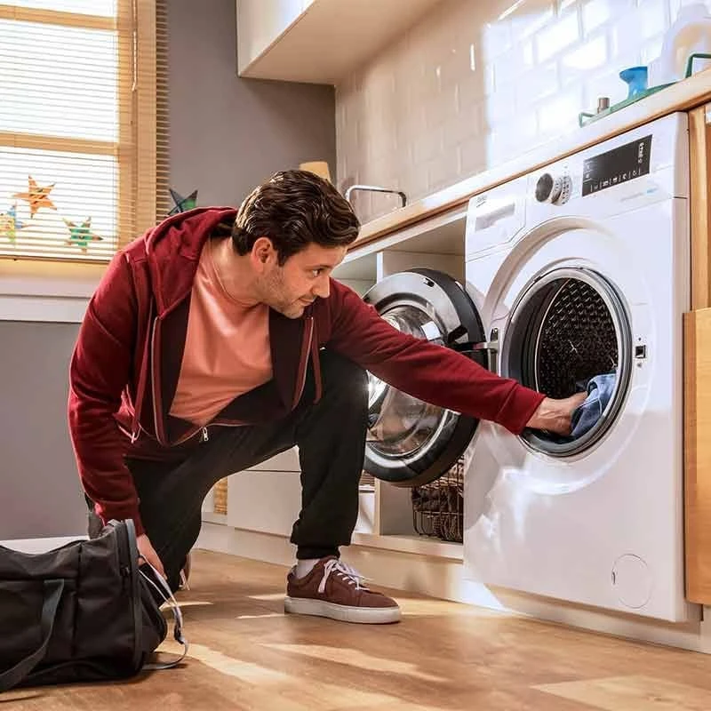 Beko WDL742431W Freestanding 7kg/4kg 1200rpm Washer Dryer - White Beko WDL742431W Freestanding 7kg/4kg 1200rpm Washer Dryer - White -Kitchen Series Shop b e beko wdl742431w