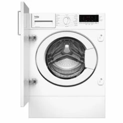 Beko WTIK84111F Integrated 8kg 1400rpm Washing Machine - White