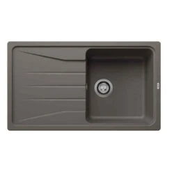 Blanco SONA 5 S Silgranit 1 Bowl Inset Reversible Kitchen Sink - Volcano Grey - 527334