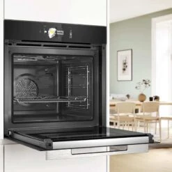 Bosch HBG7784B1 Series 8 Built In Oven With Home Connect - Black 6 Bosch HBG7784B1 Series 8 Built In Oven With Home Connect - Black -Kitchen Series Shop b o bosch hbg7784b1 series 8 built in oven door open