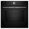 Bosch HMG7764B1B Series 8 Built-In Oven With Microwave Function & Home Connect - Black 1 Bosch HMG7764B1B Series 8 Built-In Oven With Microwave Function & Home Connect - Black -Kitchen Series Shop b o bosch hmg7764b1b series 8 oven microwave front view