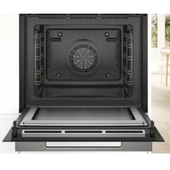 Bosch HMG7764B1B Series 8 Built-In Oven With Microwave Function & Home Connect - Black 5 Bosch HMG7764B1B Series 8 Built-In Oven With Microwave Function & Home Connect - Black -Kitchen Series Shop b o bosch hmg7764b1b series 8 oven microwave inside view