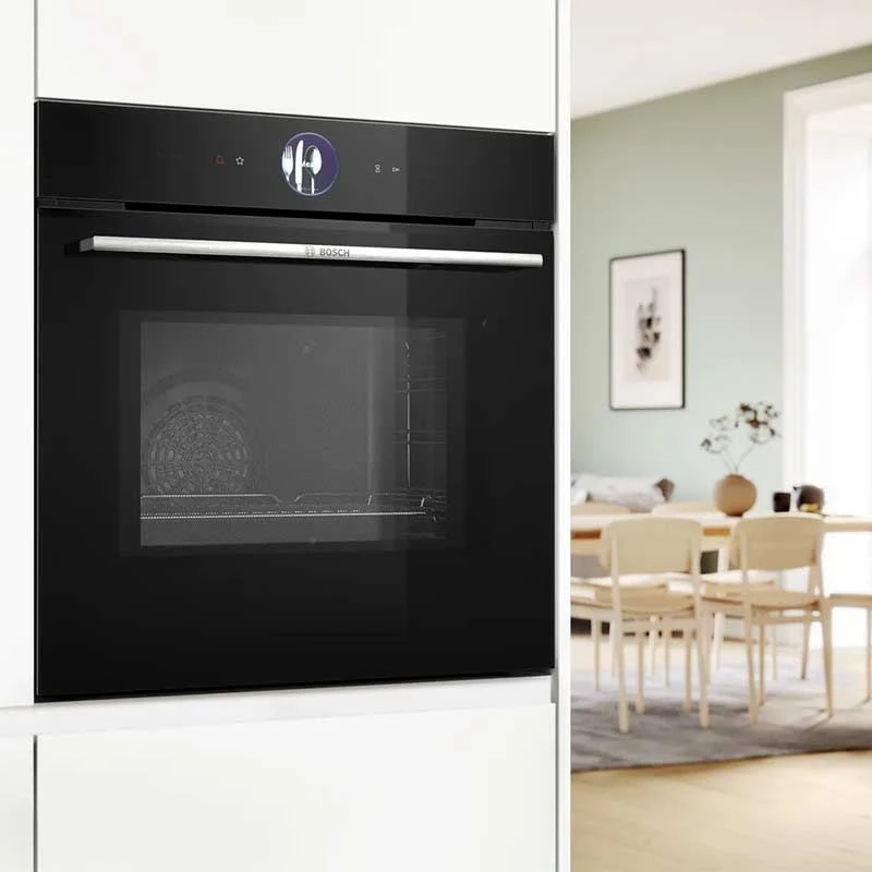 Bosch HMG7764B1B Series 8 Built-In Oven With Microwave Function & Home Connect - Black Bosch HMG7764B1B Series 8 Built-In Oven With Microwave Function & Home Connect - Black -Kitchen Series Shop b o bosch hmg7764b1b series 8 oven microwave