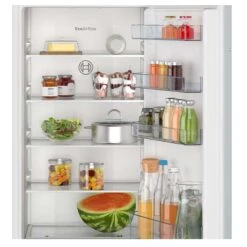 Bosch KIR41NSE0G Series 2 Built-In Fridge With Sliding Hinge - White -Kitchen Series Shop b o bosch kir41nse0g series 2 fridge inside fridge