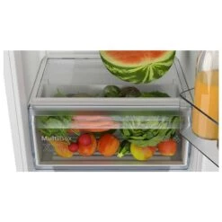Bosch KIR41NSE0G Series 2 Built-In Fridge With Sliding Hinge - White -Kitchen Series Shop b o bosch kir41nse0g series 2 fridge veg drawer