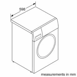 Bosch WGG24409GB Series 6 Front Loader 9kg Washing Machine - White -Kitchen Series Shop b o bosch series 6 wgg24409gb washing machine dimensions