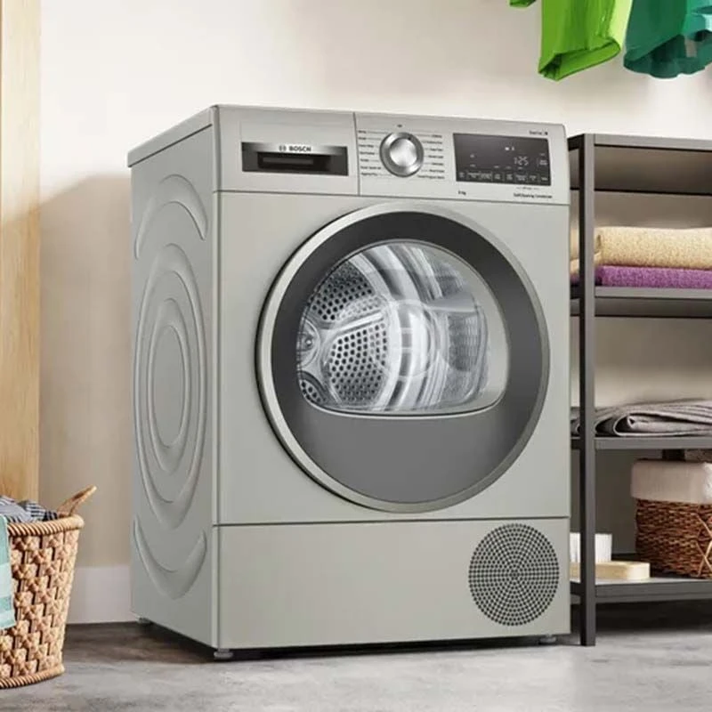 Bosch WQG245S9GB Series 6 Heat Pump 9kg Tumble Dryer - Silver Bosch WQG245S9GB Series 6 Heat Pump 9kg Tumble Dryer - Silver -Kitchen Series Shop b o bosch series 6 wqg245s9gb tumble dryer