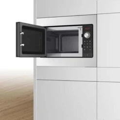 Bosch Series 2 BFL523MS3B Built-In Microwave - Black Steel -Kitchen Series Shop b o bosch bfl523ms3b 2