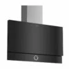 Bosch Series 8 DWF97RV60B 90cm Chimney Cooker Hood With Home Connect- Black Glass