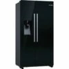 Bosch Series 6 KAD93VBFPG Free-Standing Frost Free American Fridge Freezer - Black