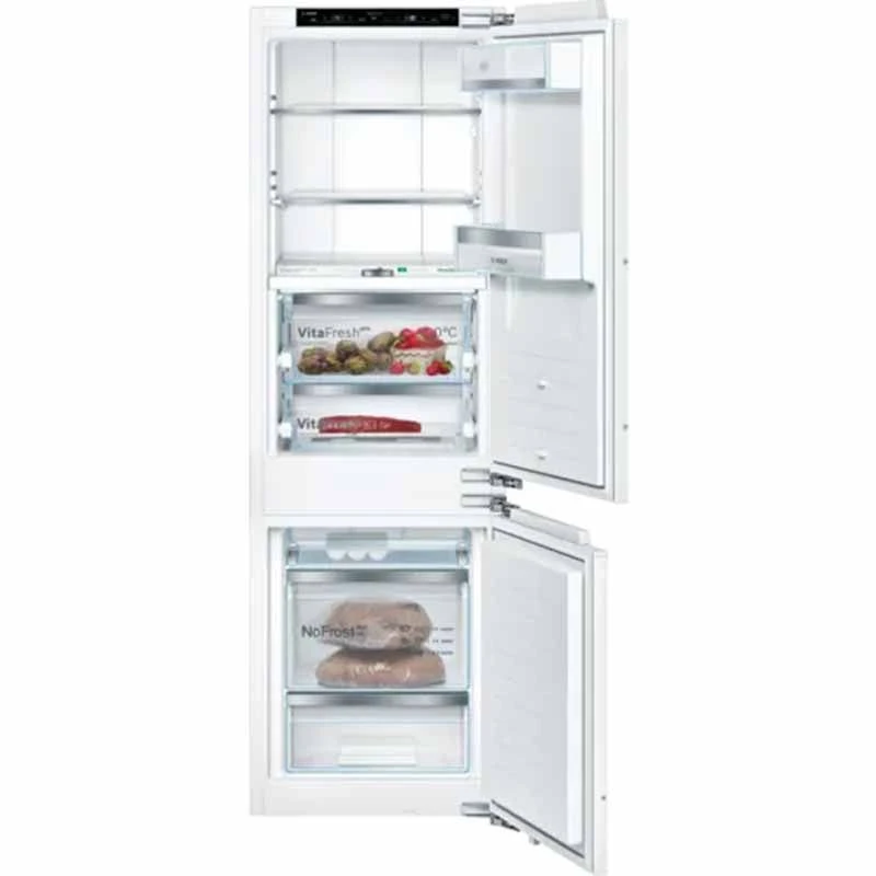 Bosch Series 8 KIF86PFE0 Built-In Frost Free 60/40 Fridge Freezer - White Bosch Series 8 KIF86PFE0 Built-In Frost Free 60/40 Fridge Freezer - White -Kitchen Series Shop b o bosch kif86pfe0