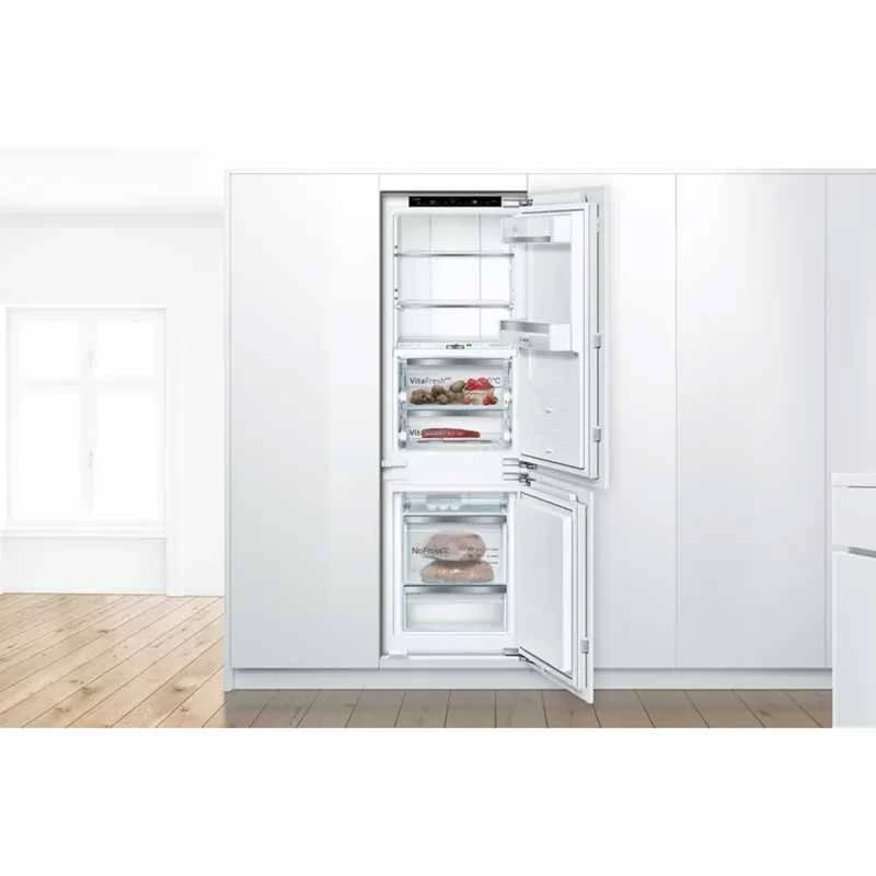 Bosch Series 8 KIF86PFE0 Built-In Frost Free 60/40 Fridge Freezer - White Bosch Series 8 KIF86PFE0 Built-In Frost Free 60/40 Fridge Freezer - White -Kitchen Series Shop b o bosch kif86pfe0 1
