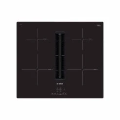 Bosch Series 4 PIE611B15E 60cm Venting Induction Hob - Black Glass