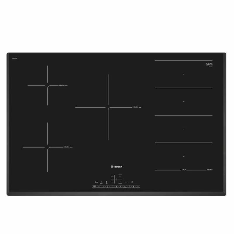 Bosch Series 6 PXV851FC1E 80cm Induction Hob - Black Glass Bosch Series 6 PXV851FC1E 80cm Induction Hob - Black Glass -Kitchen Series Shop