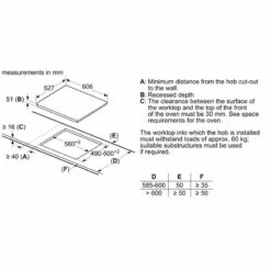 Bosch Series 8 PXX675DV1E 60cm Induction Hob - Black Glass -Kitchen Series Shop b o bosch pxx675dv1e dims