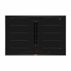Bosch Series 8 PXX875D57E 80cm Venting Induction Hob - Black Glass