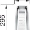 Blanco Colander 296mm X 113mm - Stainless Steel - 224789 -Kitchen Series Shop bl224789 product image