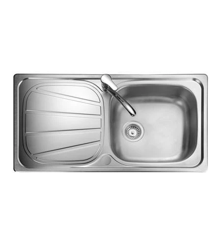 Rangemaster Baltimore 1 Bowl Stainless Steel Kitchen Sink - BL9501/ Rangemaster Baltimore 1 Bowl Stainless Steel Kitchen Sink - BL9501/ -Kitchen Series Shop bl9501