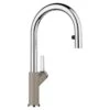 Blanco CARENA-S Vario Pull-Out Spout Silgranit-Look Dual Finish Kitchen Tap - Tartufo/Chrome - BM3118TF -Kitchen Series Shop blanco carena 521376