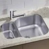 Blanco ESSENTIAL 530-U 1.5 Bowl Undermount Stainless Steel Reversible Kitchen Sink - 453665 -Kitchen Series Shop blanco essential 453665 1