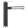 Blanco LINEE-S Pull-Out Handset Silgranit-Look Dual Finish Kitchen Tap - Anthracite/Chrome - BM2200AN -Kitchen Series Shop blanco linee s 518438