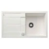 Blanco METRA 5 S 1 Bowl Inset Silgranit Reversible Kitchen Sink With Drain Remote Control - White - 513037 -Kitchen Series Shop blanco metra 513037