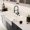Blanco PANOR 60 1 Bowl Inset Ceramic Kitchen Sink - Chrystal White - 514486 -Kitchen Series Shop blanco panor 514486 2