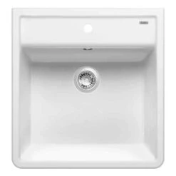 Blanco PANOR 60 1 Bowl Inset Ceramic Kitchen Sink - Chrystal White - 514486 -Kitchen Series Shop blanco panor 514486