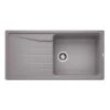 Blanco SONA XL 6 S 1 Bowl Inset Silgranit Reversible Kitchen Sink - Alumetallic - 519691