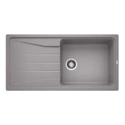 Blanco SONA XL 6 S 1 Bowl Inset Silgranit Reversible Kitchen Sink - Alumetallic - 519691