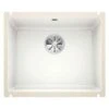 Blanco SUBLINE 500-U 1 Bowl Undermount Ceramic Kitchen Sink With Manual InFino Waste - Crystal White - 523733 -Kitchen Series Shop blanco subline 523733