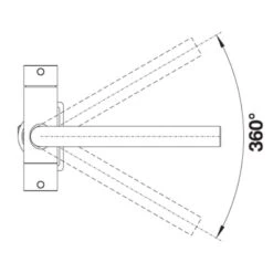 Blanco FONTAS II Filter Kitchen Mixer Tap - Chrome - 523128 -Kitchen Series Shop blanco 523128 swivel dimensions