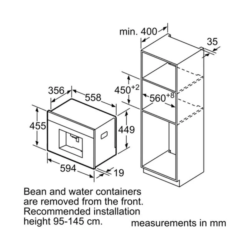 Bosch Series 8 CTL636ES6 Built-In Coffee Machine - Stainless Steel Bosch Series 8 CTL636ES6 Built-In Coffee Machine - Stainless Steel -Kitchen Series Shop bosch ctl636es6 7