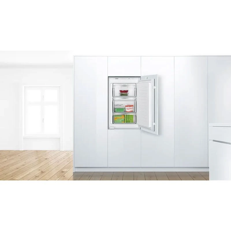 Bosch Series 4 GIV21VSE0G Built-In Low Frost Freezer - White Bosch Series 4 GIV21VSE0G Built-In Low Frost Freezer - White -Kitchen Series Shop bosch giv21vse0g 1