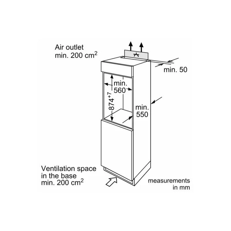 Bosch Series 4 GIV21VSE0G Built-In Low Frost Freezer - White Bosch Series 4 GIV21VSE0G Built-In Low Frost Freezer - White -Kitchen Series Shop bosch giv21vse0g 4