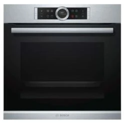 Bosch Series 8 HBG634BS1B Built-In Single Oven - Brushed Steel