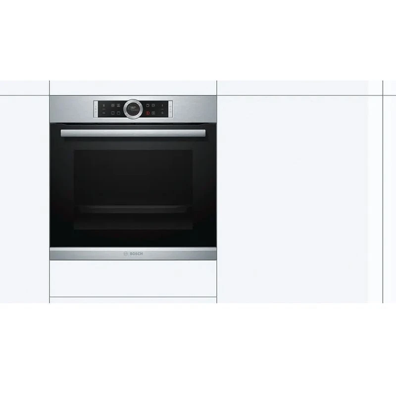 Bosch Series 8 HBG634BS1B Built-In Single Oven - Brushed Steel Bosch Series 8 HBG634BS1B Built-In Single Oven - Brushed Steel -Kitchen Series Shop bosch hbg634bs1b 1
