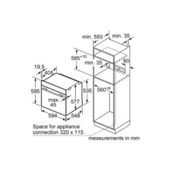 Bosch Series 8 HBG634BS1B Built-In Single Oven - Brushed Steel 9 Bosch Series 8 HBG634BS1B Built-In Single Oven - Brushed Steel -Kitchen Series Shop bosch hbg634bs1b 7