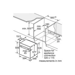Bosch Series 8 HBG634BS1B Built-In Single Oven - Brushed Steel 11 Bosch Series 8 HBG634BS1B Built-In Single Oven - Brushed Steel -Kitchen Series Shop bosch hbg634bs1b 9
