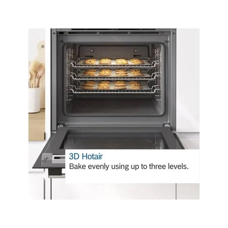 Bosch Series 4 HBS534BW0B Built-In Single Electric Oven - White Bosch Series 4 HBS534BW0B Built-In Single Electric Oven - White -Kitchen Series Shop bosch hbs534bw0b 4