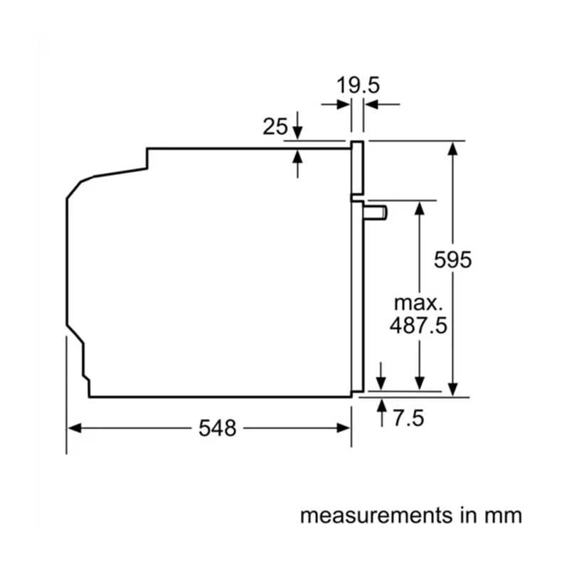 Bosch Series 4 HBS534BW0B Built-In Single Electric Oven - White Bosch Series 4 HBS534BW0B Built-In Single Electric Oven - White -Kitchen Series Shop bosch hbs534bw0b 6