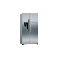 Bosch Series 6 KAG93AIEPG Free-Standing Frost Free American Fridge Freezer - Stainless Steel